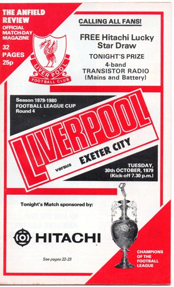 Match programme